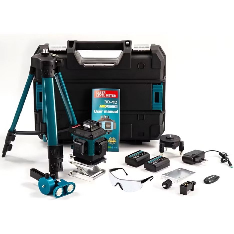 Nível Laser 4D de 16 Linhas 360 ° Ferramentas Rotativas IP54 auto nivelamento Medição Inclinada em Oferta na Shopee