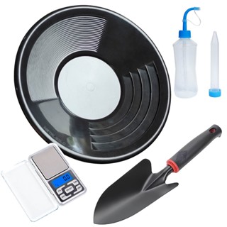 Kit Garimpo 4 peças Bateia Americana Pazinha Sugador Balança em Oferta na Shopee