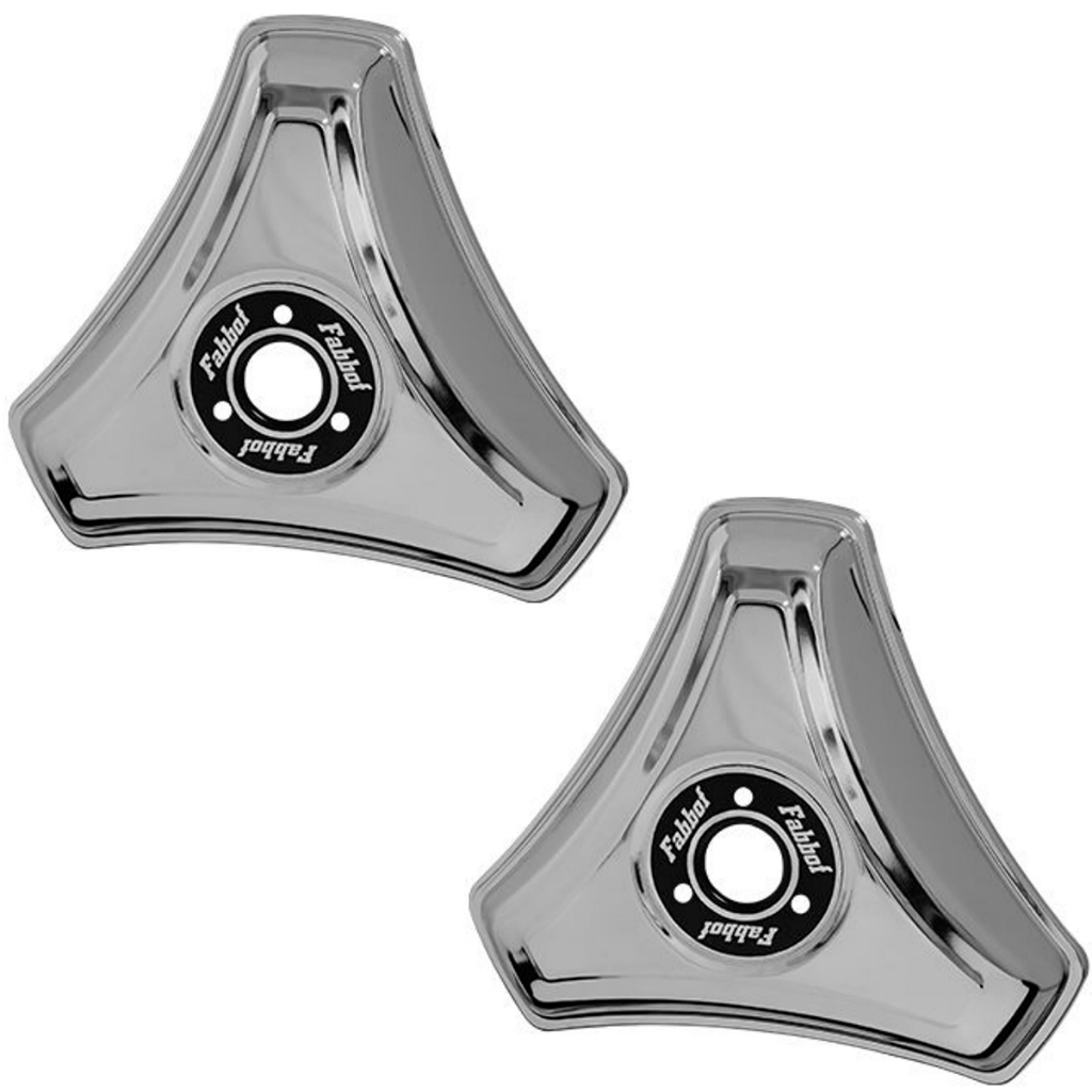 Kit Calota Aro 16/17,5 Metal Helice 3 Pontas Com Rodoar