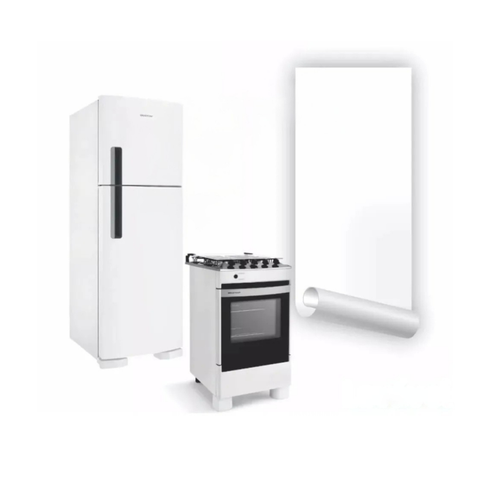 Adesivo para Envelopar Móveis - Branco 3m x 50cm