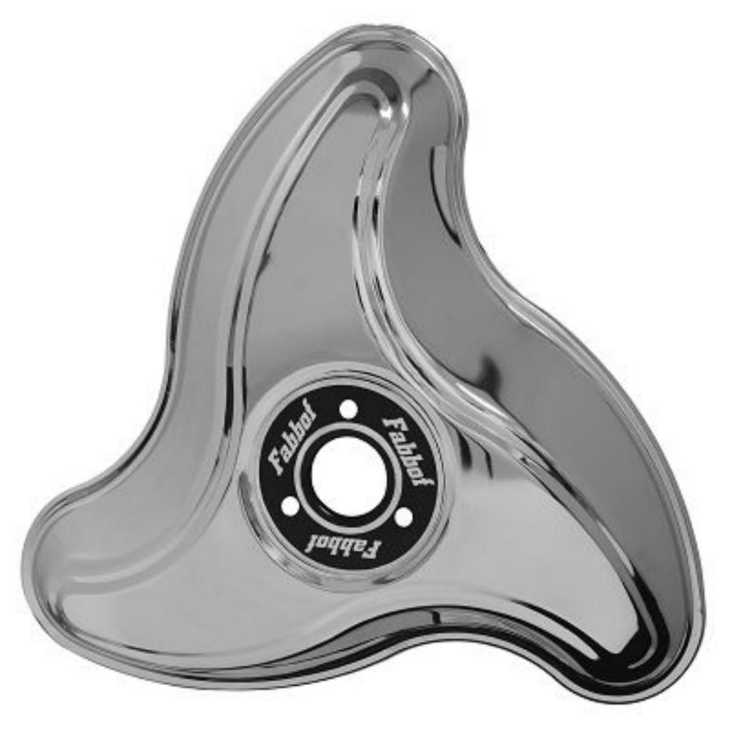 Calota Aro 20/22 Metal Helice 3 Pontas Esquerda Com Rodoar