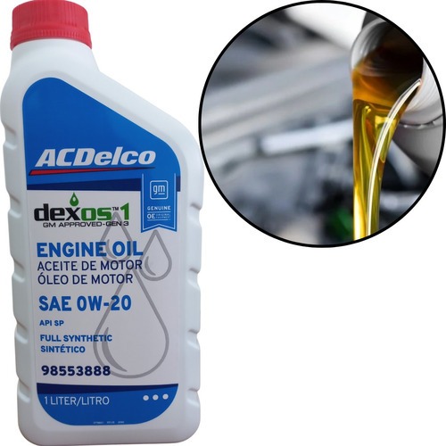 Óleo Sintético Motor Sae 0w20 Api Sp Dexos1 Gen3 98553888 Acdelco