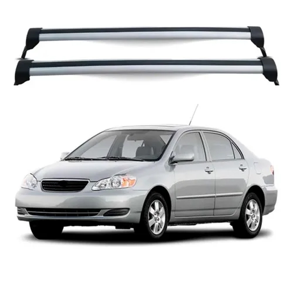 Rack De Teto Bagageiro Alumínio Corolla 2003 2004 2005 2006 2007 2008 em Oferta na Shopee