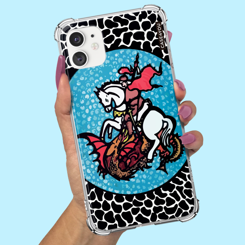 Capa Capinha p Samsung Galaxy A20 A20s A21s A22 A23 A24 A25 A26 A30 A30s A31 A32 A33 A34 A35 A36 Personalizada São Jorge