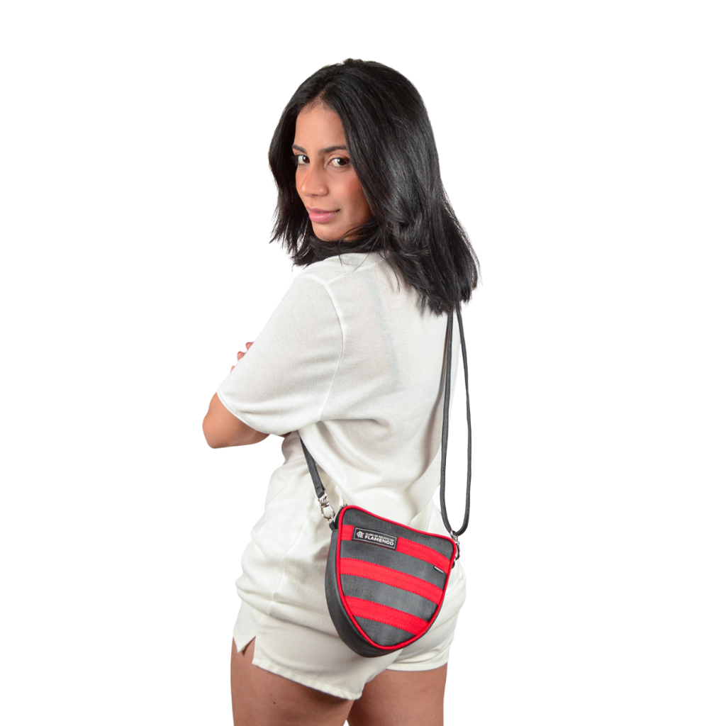 Bolsa transversal Escudo Flamengo Oficial - Gilson Martins