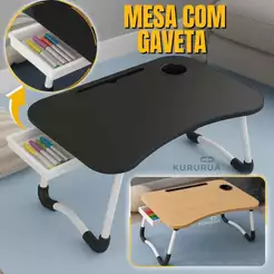 Mesa Mesinha Notebook Cama Home Office Refeição Multiuso