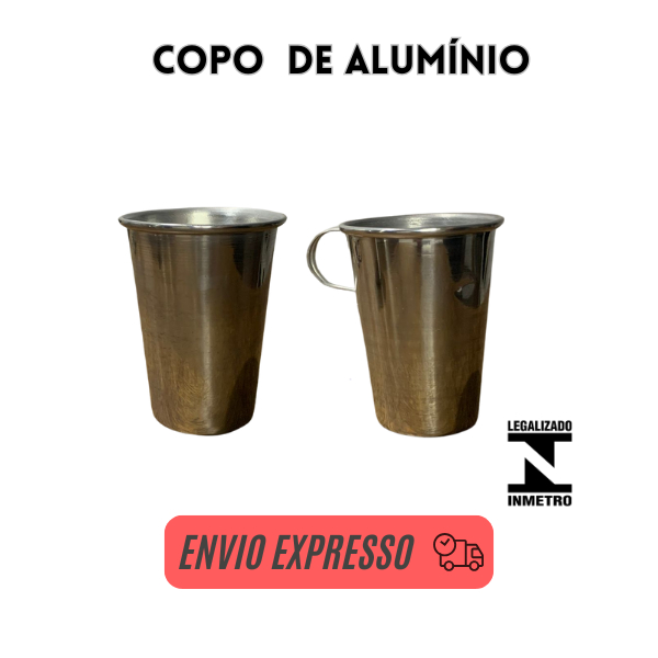 caneca de alumínio copo  de aluminio caneca de alumínio 400ml copo para personalizar