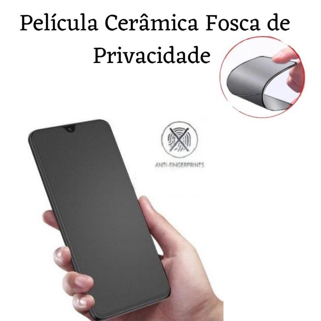 Película Cerâmica Fosca de Privacidade Para Samsung A07 / A17 em Oferta na Shopee