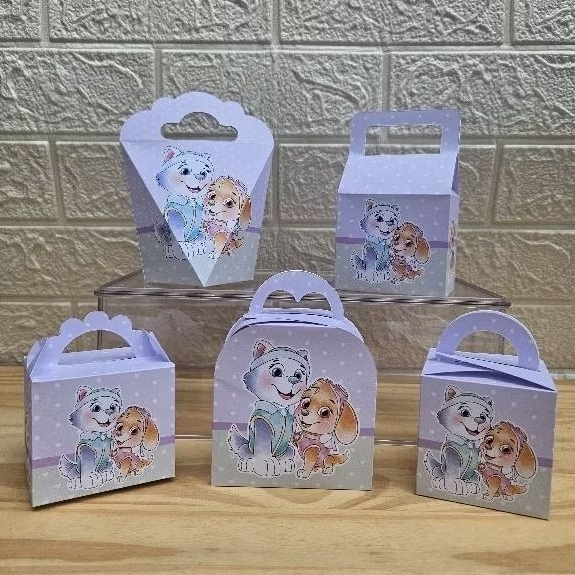 kit festa Patrulha Canina Skay e Everest/PEGUE E MONTE/lembrancinha de festa /personalizados para festa patrulha canina