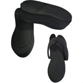 Kit 20 Unidades Chinelo  Descartavel P/ Pedicure 4mm Preto em Oferta na Shopee