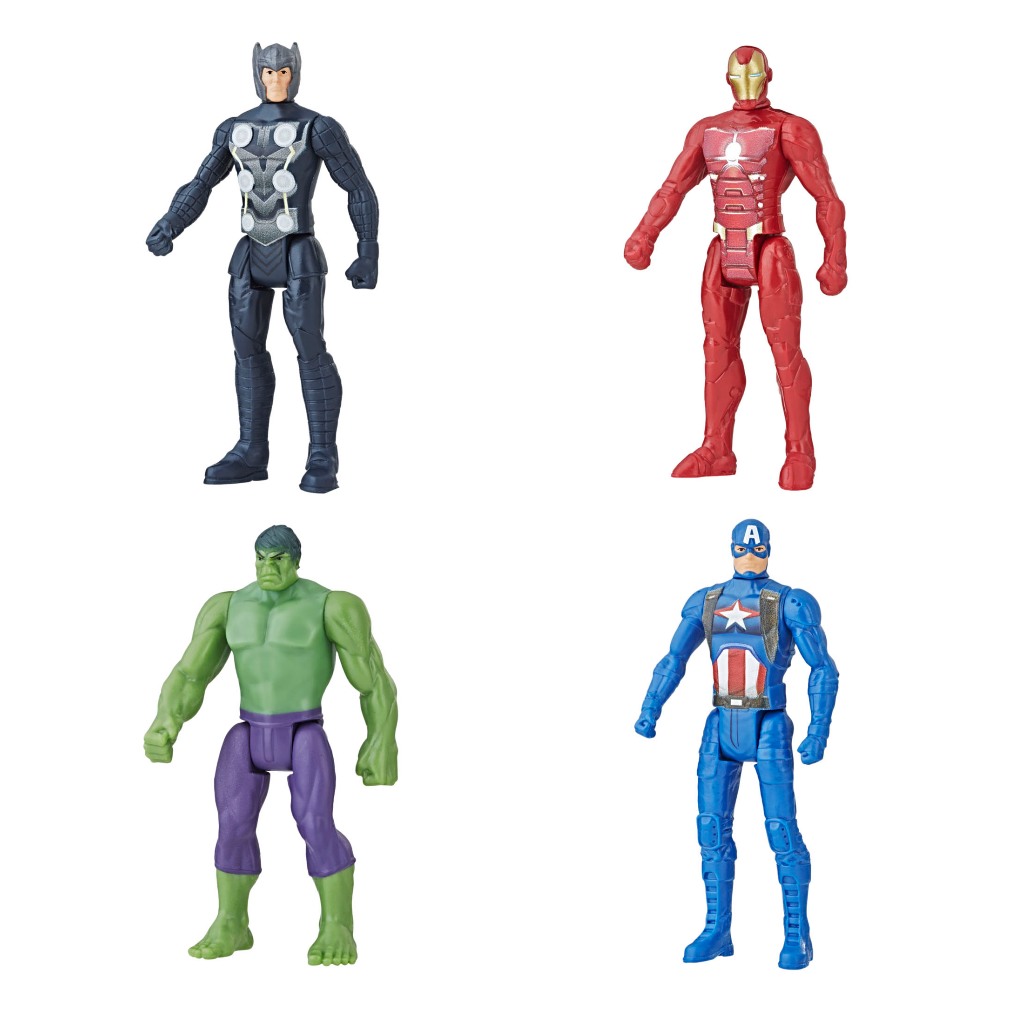 Bonecos Marvel Vingadores Essentials Sortidos 9.5 Centímetros - Hasbro E4353 em Oferta na Shopee