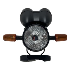 Painel Farol Bloco Optico Suporte Aranha Emblema Honda Cg 150 Titan 2004 2005 2006 2007 2008