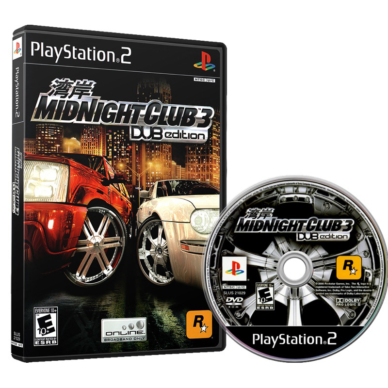 Jogo Repro Midnight Club 3 - Playstation 2