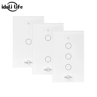 Interruptor Inteligente WiFi  1/2/3 Touch Switch Trabalho Com Alexa Google Home IDALI LIFE em Oferta na Shopee