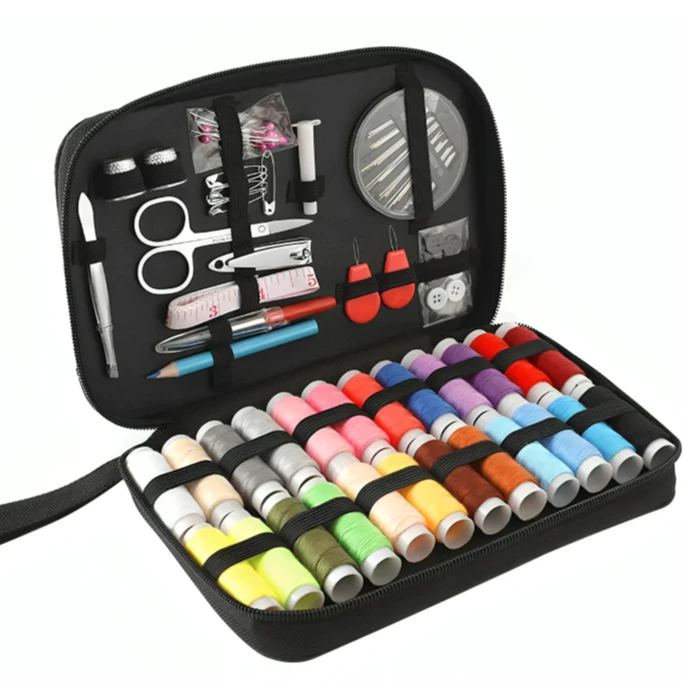 Conjunto De Bolsa De Costura Portátil Kit De Ferramentas DIY Para Casa Viagens Emergências Estojo Com Itens De Costura — imagem 1