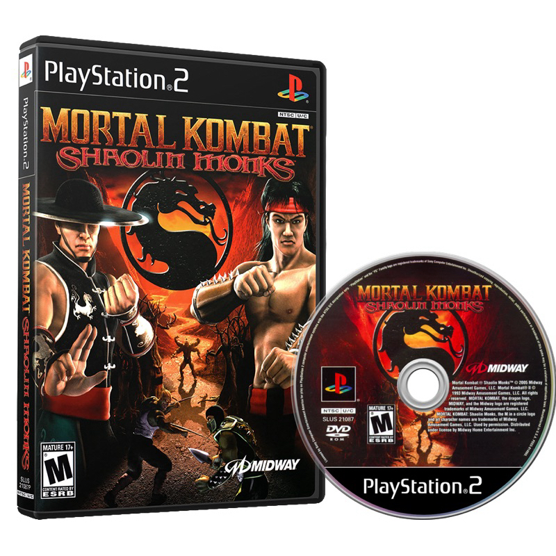 Jogo Repro Mortal Kombat Shaolin Monks (Legendado) - Playstation 2