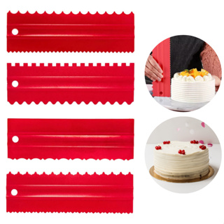 Kit 4 Espátulas Decorativas Grande Para Bolos 4 Peças 8 Desenhos Confeitaria Culinária em Oferta na Shopee