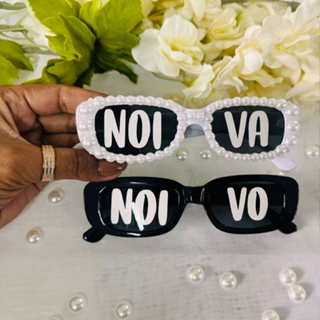 kit 2 Óculos Retro Pérola Noiva Noivo Casamento Festa Despedida de Solteiro em Oferta na Shopee