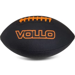 Bola de Futebol Americano Vollo Tamanho Oficial 9 Preta