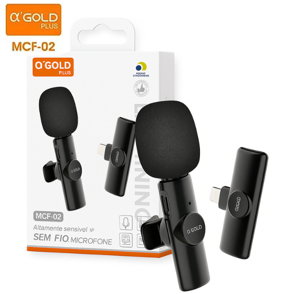 Mini Microfone De Lapela Bluetooth Sem Fio K9 Vlog Compatível Com iPhone E Tipo-C Alta Qualidade