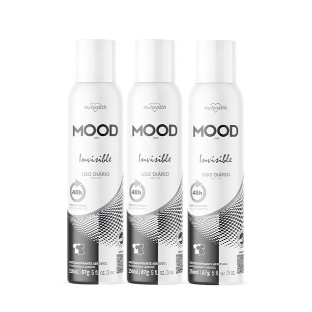 3 Desodorante Sem Alumínio Invisible 150ml Desodorante 0 Alumínio Não Macha em Oferta na Shopee