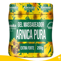 Gel Massageador Arnica Pura Extra Forte 200g - Alivio Da Dor Rhenuks Envio Imediato