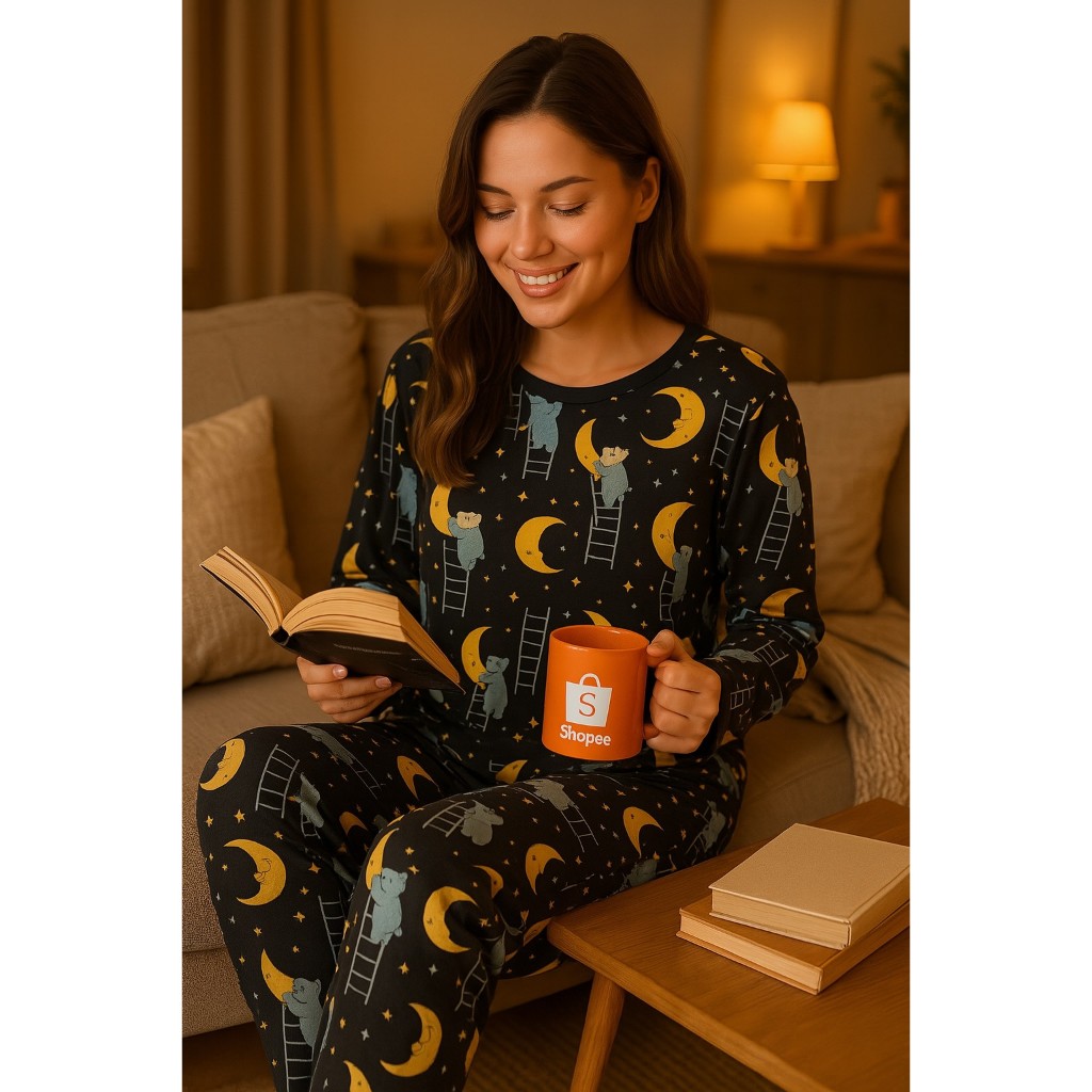 Pijama Longo Suede Tipo Algodao Estampas Variadas Calça Longa e Camisa Inverno Quentinho em Oferta na Shopee