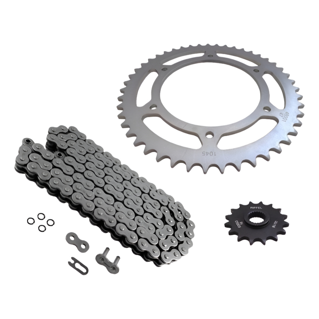 Kit Relação Corrente Coroa Completo Honda Xlx 350 Modelo Original 1987 1988 1989 1990 1991