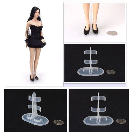 Expositor Suporte Para Female Figure Bonecas 1/6 Phicen TBLeague Hot Toys DC Comics e Outras Display Pedestal