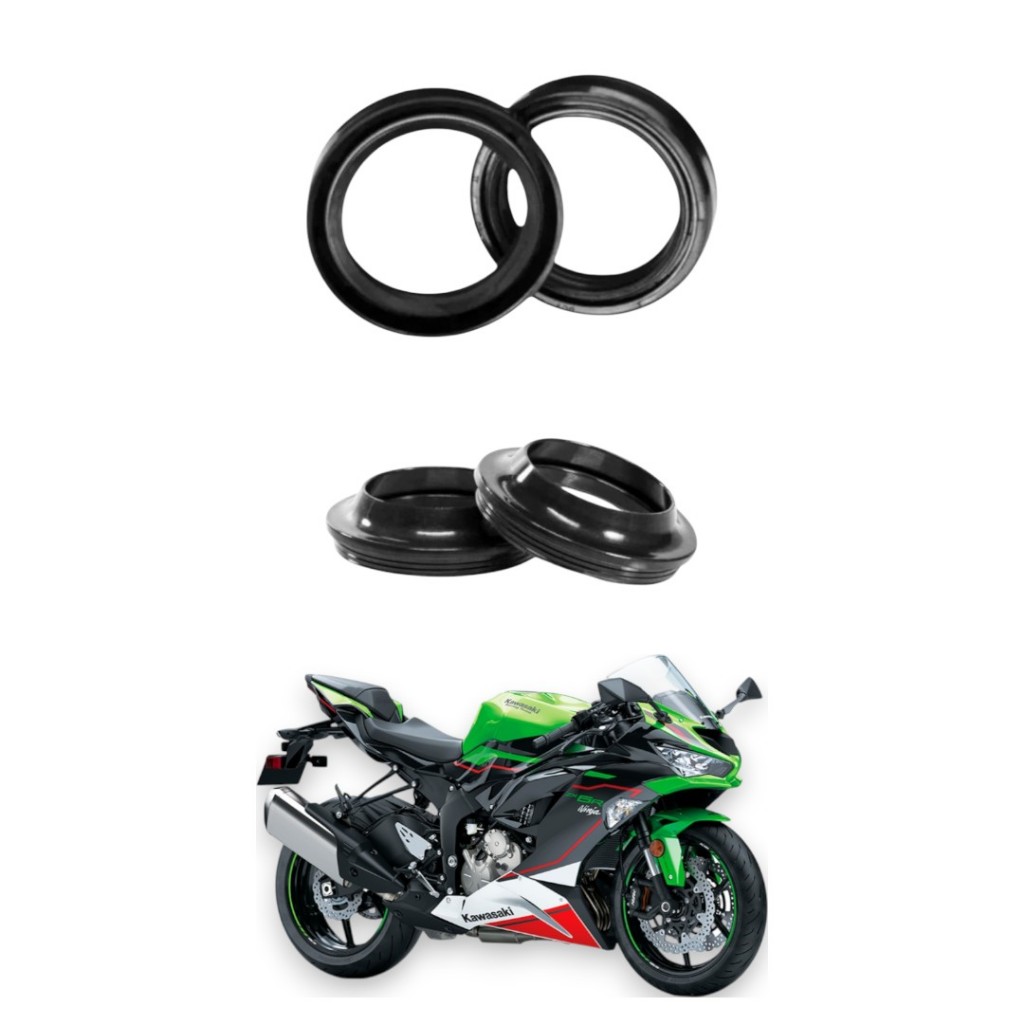 Retentor Bengala + Guarda Pó Kawasaki Zx-6r 636 Ninja 05/24