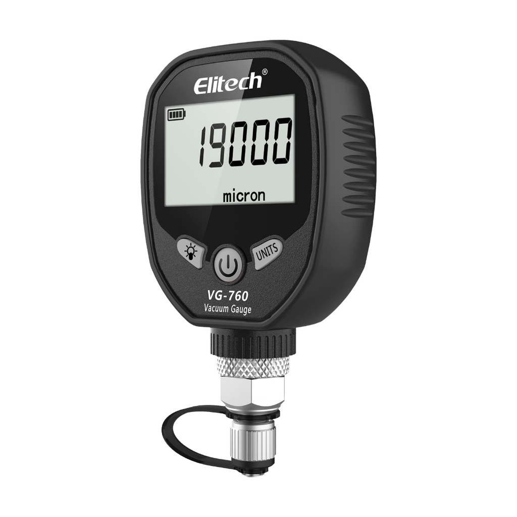 Vacuômetro Digital Elitech Sem Fio VGW-760 1/4 Sae 19.000 Microns