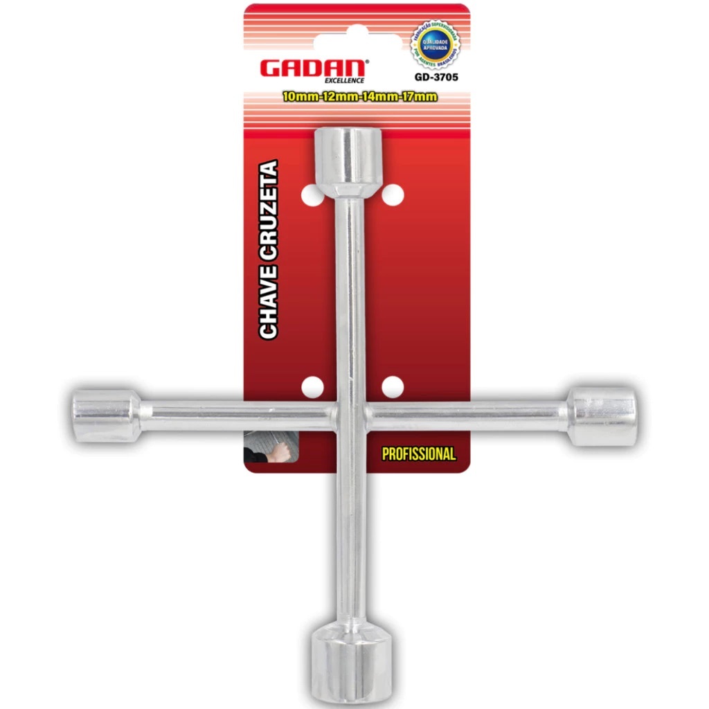 🧰 Mini Chave Cruzeta 10mm 12mm 14mm 17mm 🔧 Gadan Hobby e Uso Domértico l 🚗 Aço Resistente, Mecânicas, Oficinas.