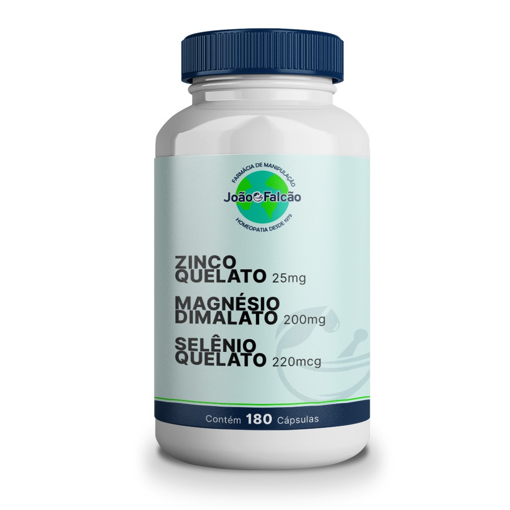 Complexo de Vitaminas com Zinco, Selenio e Magnésio - 180 Cápsulas Gastrorresistentes