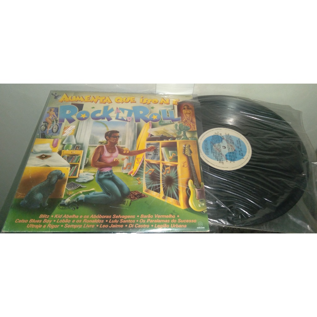 LP Coletânea Rock Nacional 80 Legião Urbana Paralamas Do Sucesso Lobão Kid Abelha Blitz Léo Jaime Ultraje A Rigor
