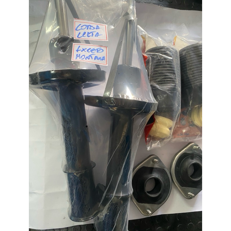 PAR AMORTECEDOR DIANTEIRO COM KIT GM CELTA CORSA CLASSIC TODOS ANOS