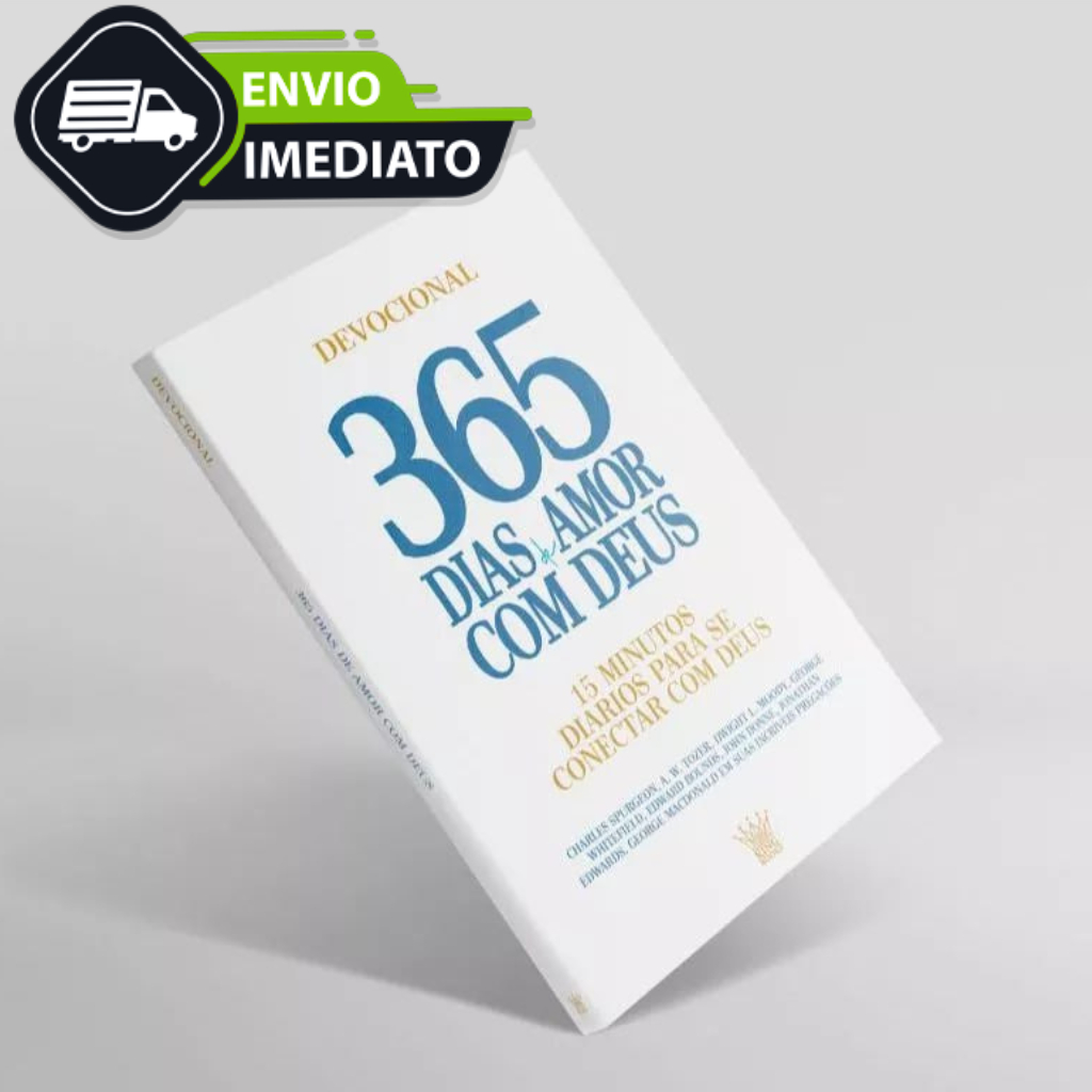 Livro 365 Dias Amor com Deus - Devocional Fé