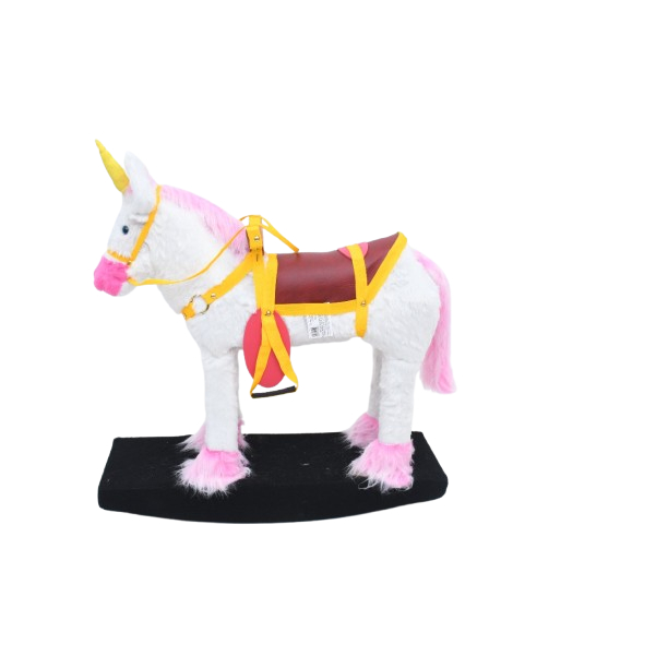 Unicórnio 1 a 3 Anos Brinquedo Balanço Pelúcia Lindo Naga Arco Iris