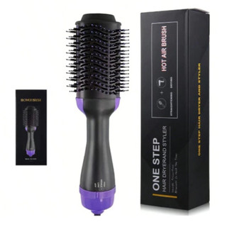 Escova Modelagem Alisadora Secadora Cabelo Chapinha Cabo Rotativo