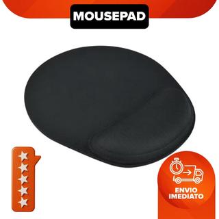 Mousepad Ergonômico Confort Neoprene Preto Apoio Pulso Antiderrapante Escritório Gamer Co…