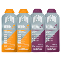 Kit 4 Sachês 35g We:On Energy Pro Gel Suplemento com Alta Concentração