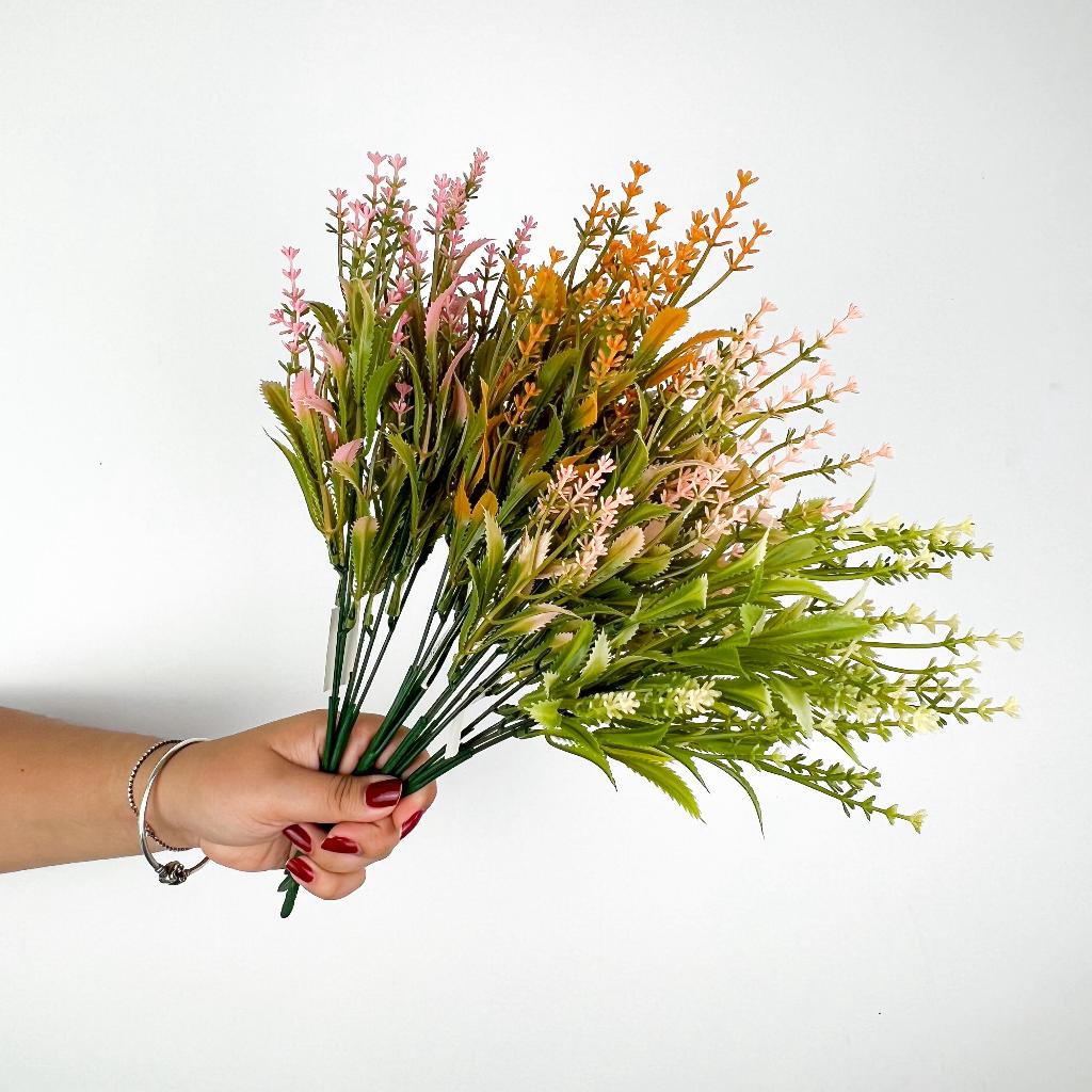 Planta Artificial matinho Decoração  Jardim Folhagens Flores falsas  - SD801785 em Oferta na Shopee