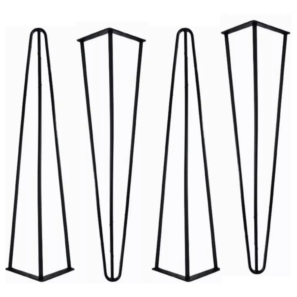 Pés de Ferro 70cm (07mm) Pés de Móveis Hairpin Legs Pés de Mesa em Oferta na Shopee