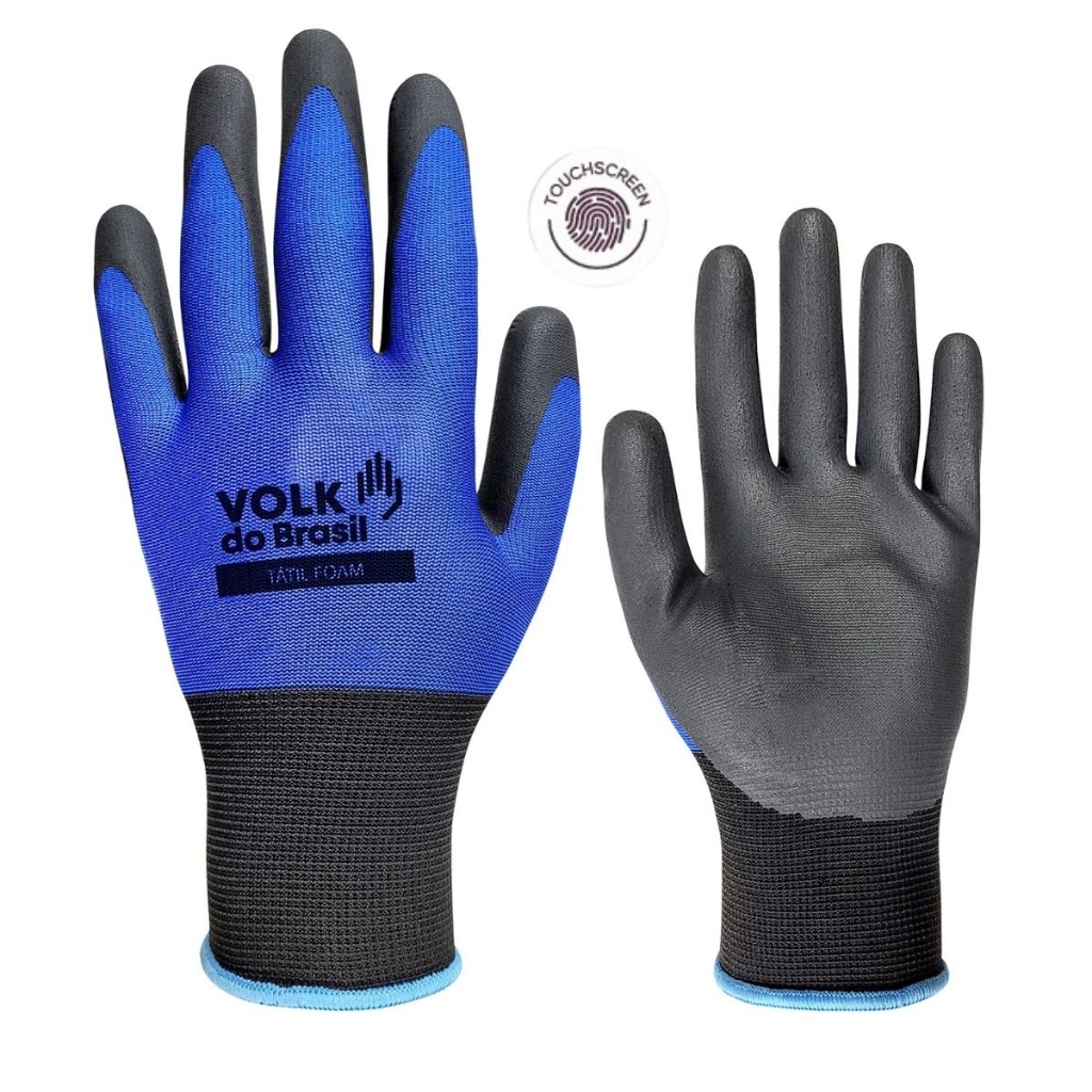 Luva Tátil de Alta Temperatura Volk Foam Multitato Touchscreen CA 51248