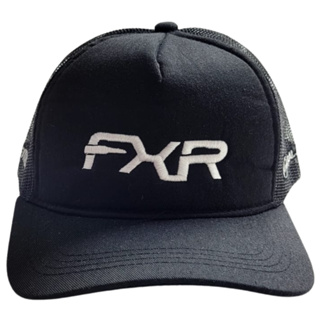 Boné FXR Trucker Preto Aba reta Telinha Ajustável Unissex em Oferta na Shopee