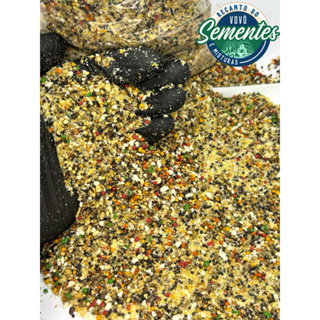 Mistura P/ Tico Tico e aves Pequenas Ração Premium 500G em Oferta na Shopee