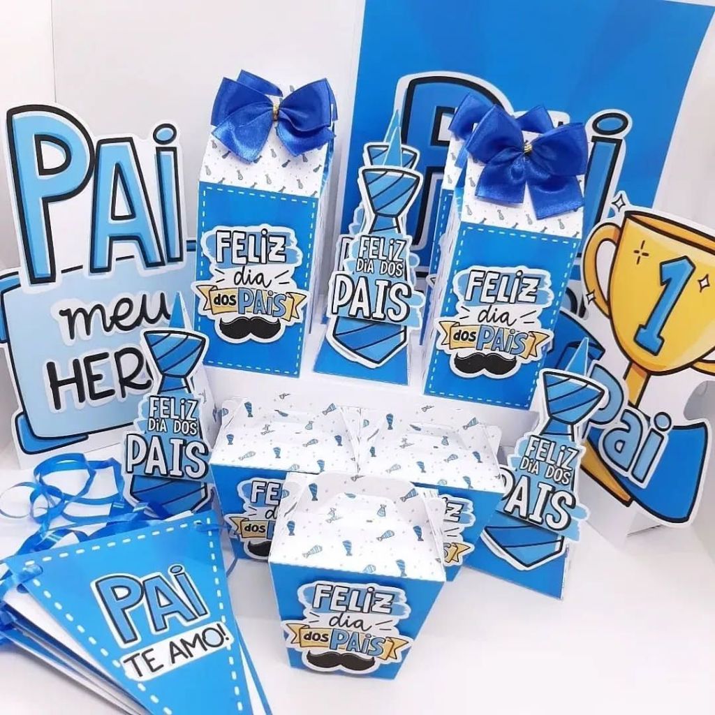 Kit Festa só um bolinho Dia dos Pais Personalizados - decoração - lembrancinhas - papelaria - aniversário - festa