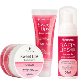 Kit Sweet Lips Gloss Esfoliante e Espuma Labial Hidragloss em Oferta na Shopee