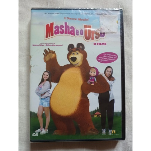 DVD Masha E O Urso - O Filme - Maísa & Sílvia Abravanel - Lacrado !!!!