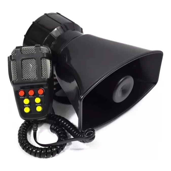 Sirene Policie Tipo Rontan Megafone 7 Tons Carro Moto Top