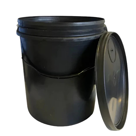 Balde com Tampa 18 Litros – Plástico Reforçado, Seguro e Resistente